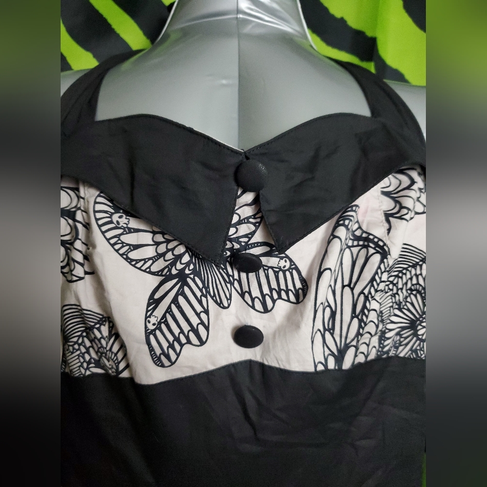 Banjocake Moth Halter Dress size L - Picture 8 of 11
